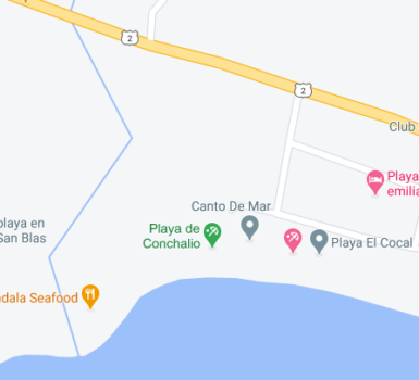 mapa playa conchalio